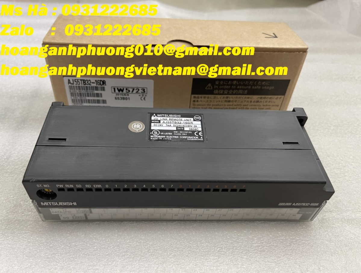 AJ55TB32-16DR, MITSUBISHI, bộ mô đun melsec A series